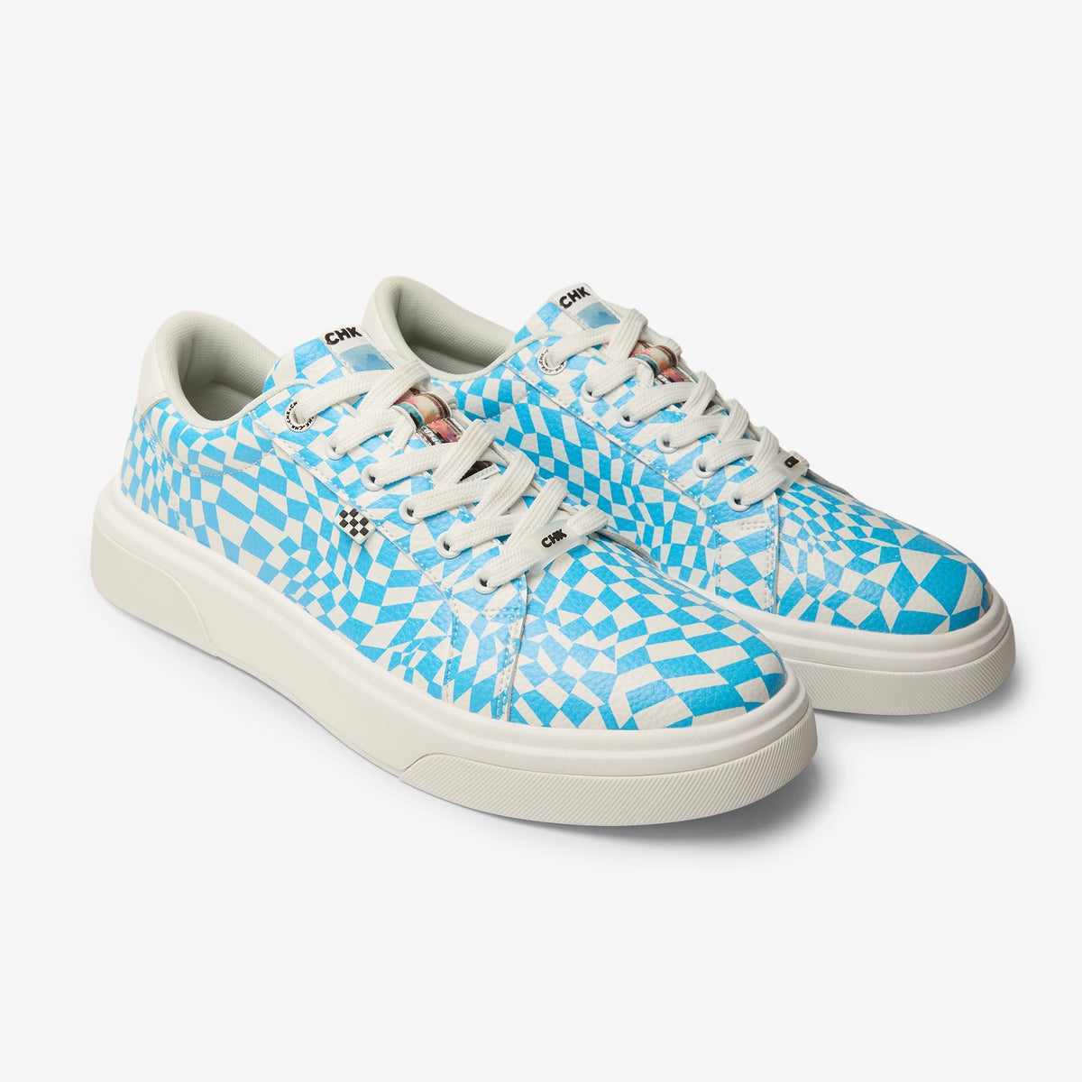 CITY HOPPER CHECKERED BLUE LOW