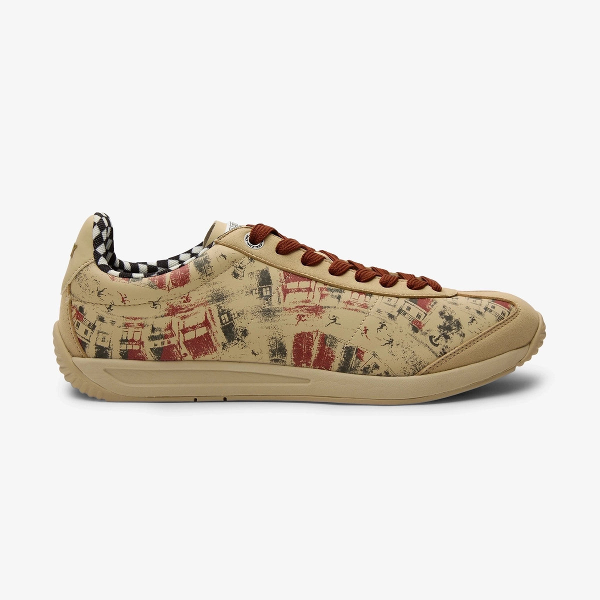 RETRO BEIGE GRAFFITI