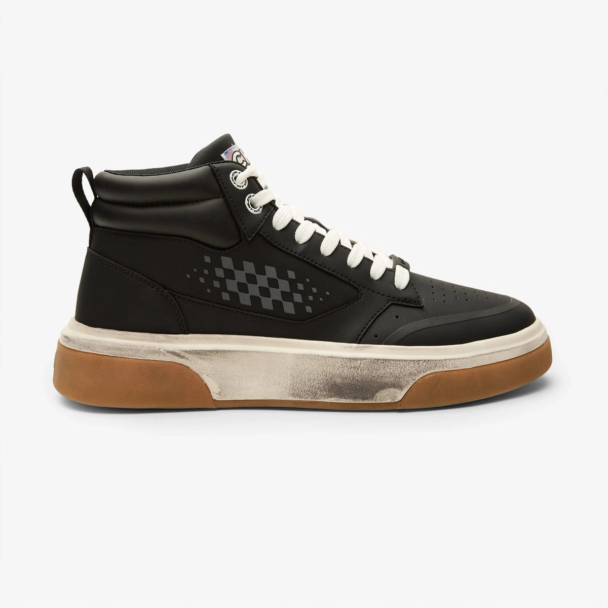 CITY HOPPER BLACK CHECKERED PRINT MID