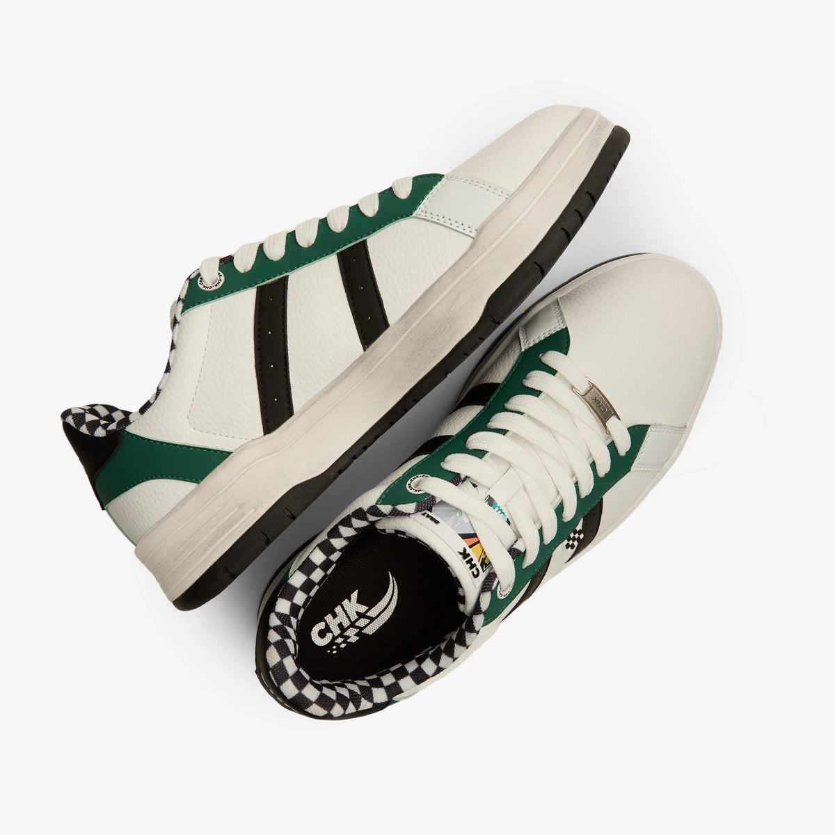 BRAT FOREST GREEN BLACK WHITE LOW