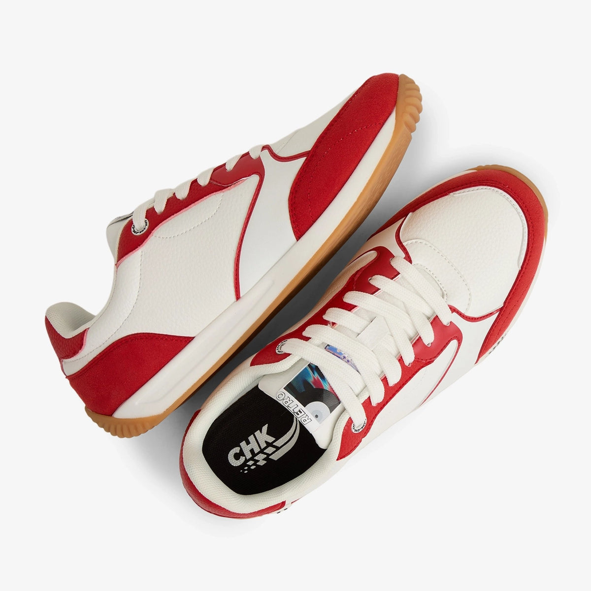 RETRO WHITE RED