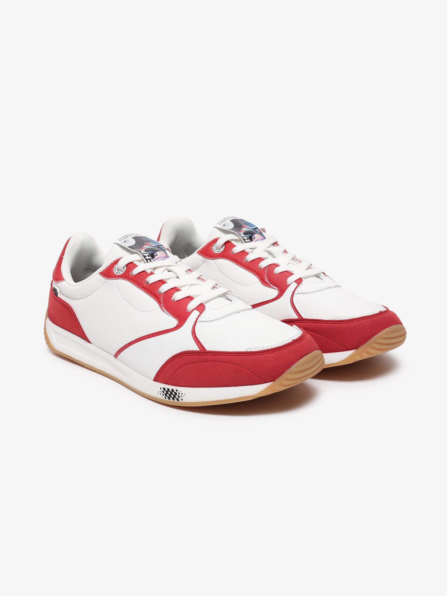 Retro White Red