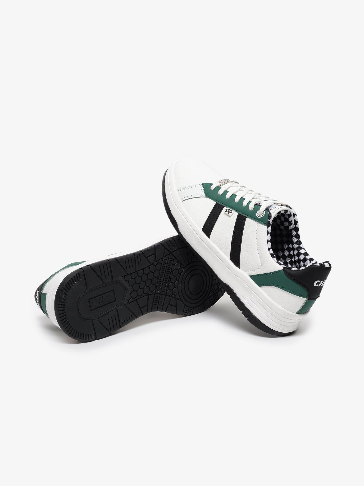 Brat Forest Green Black White Low