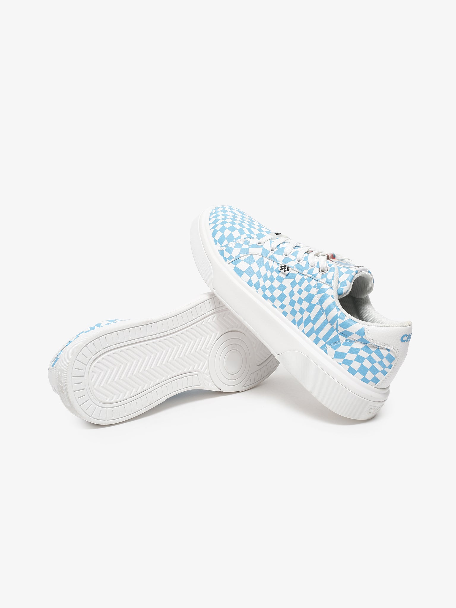 City Hopper Checkered Blue Low