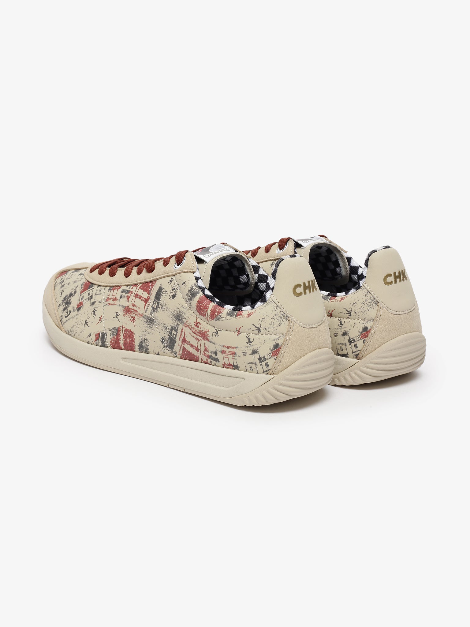 Retro Beige Graffiti