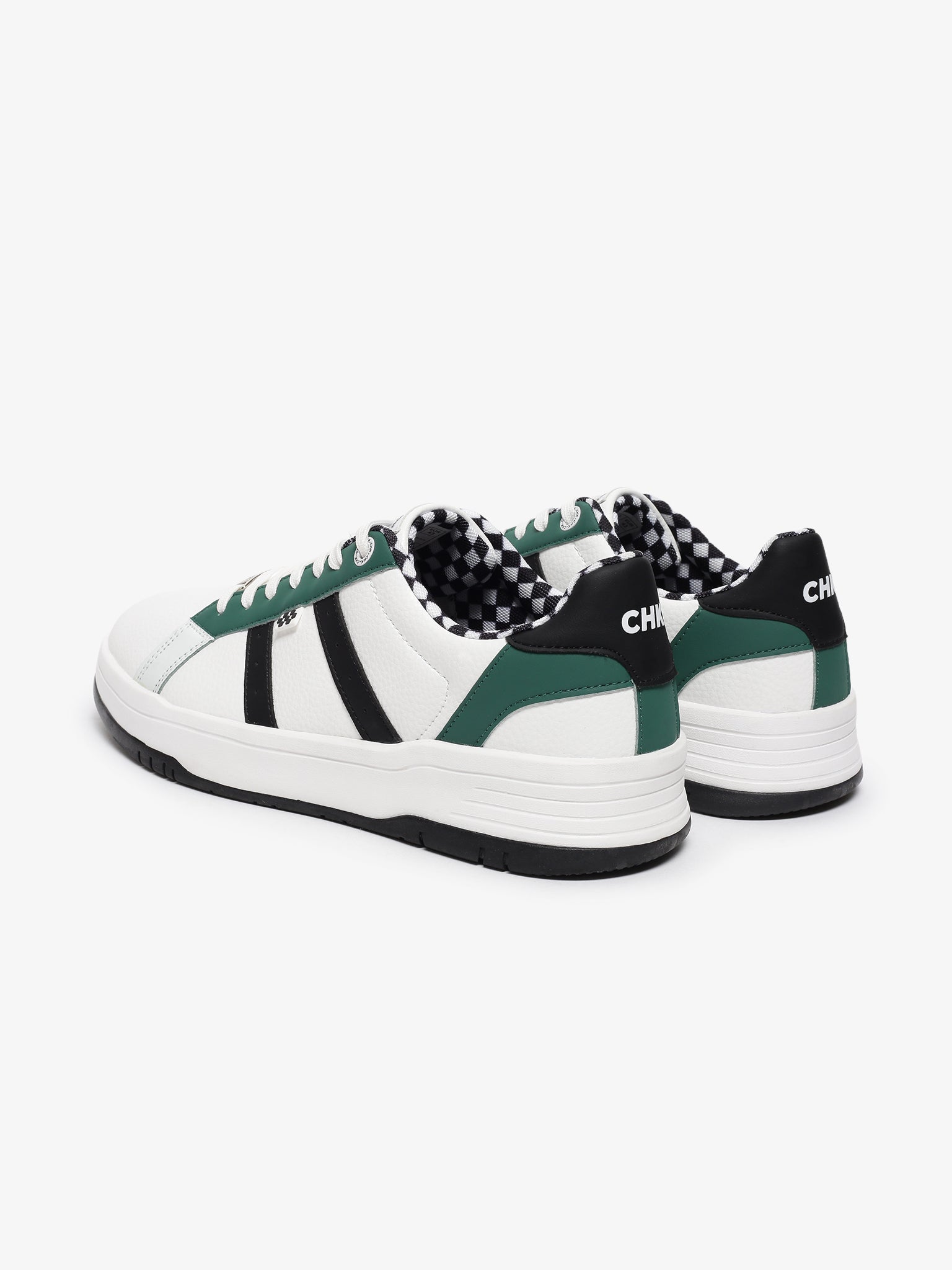 Brat Forest Green Black White Low