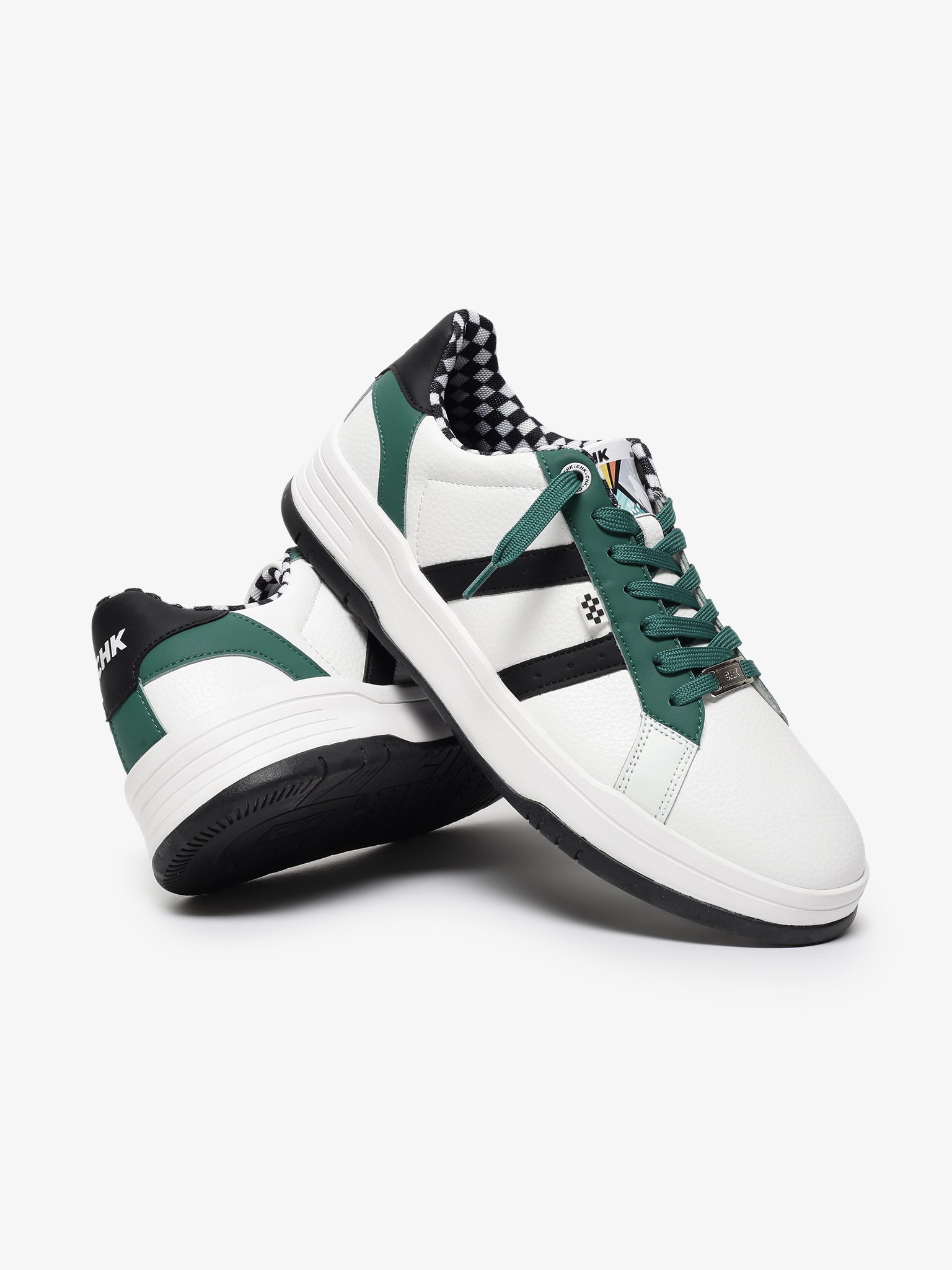 Brat Forest Green Black White Low