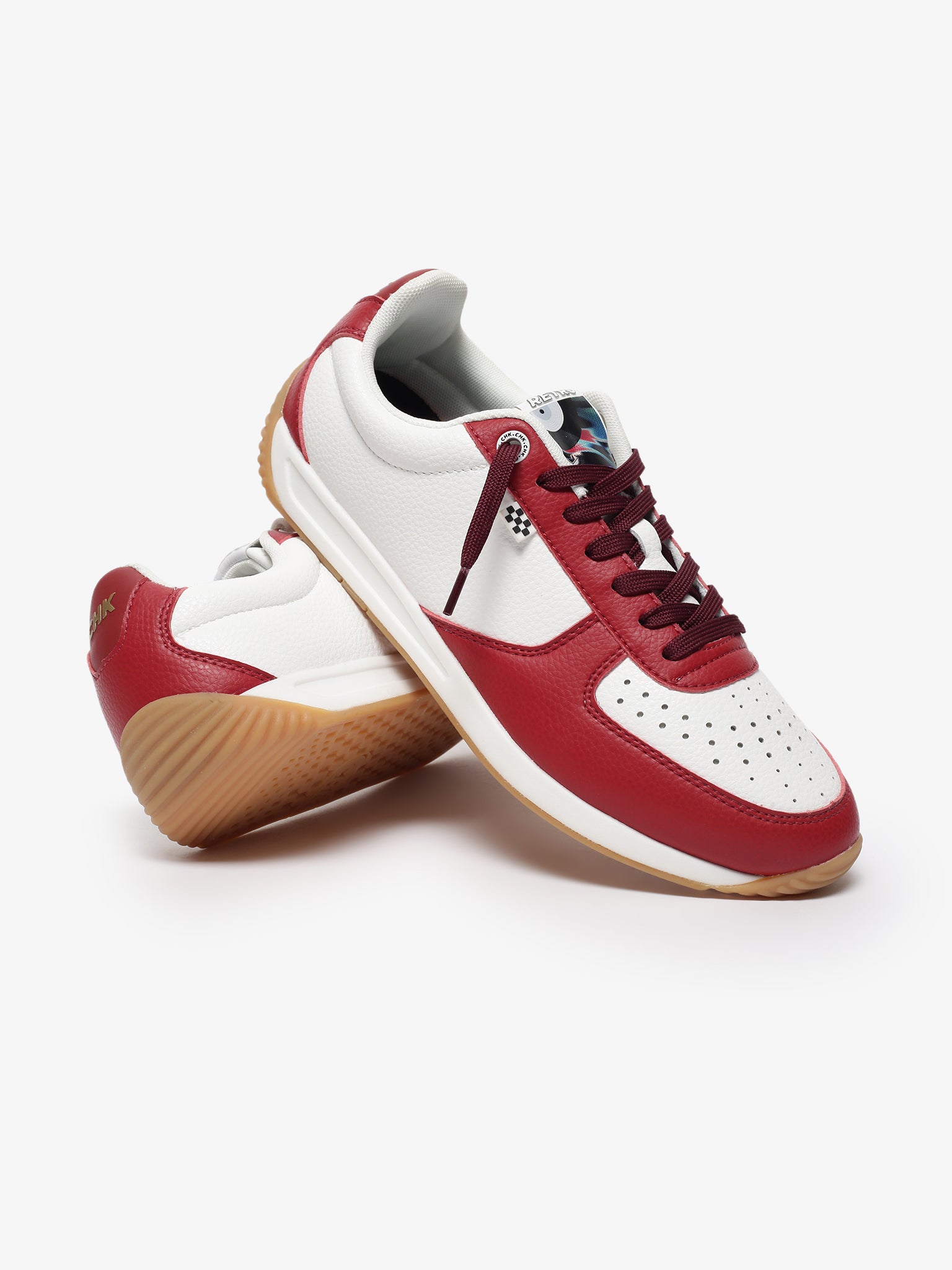 Retro Red Colorblock