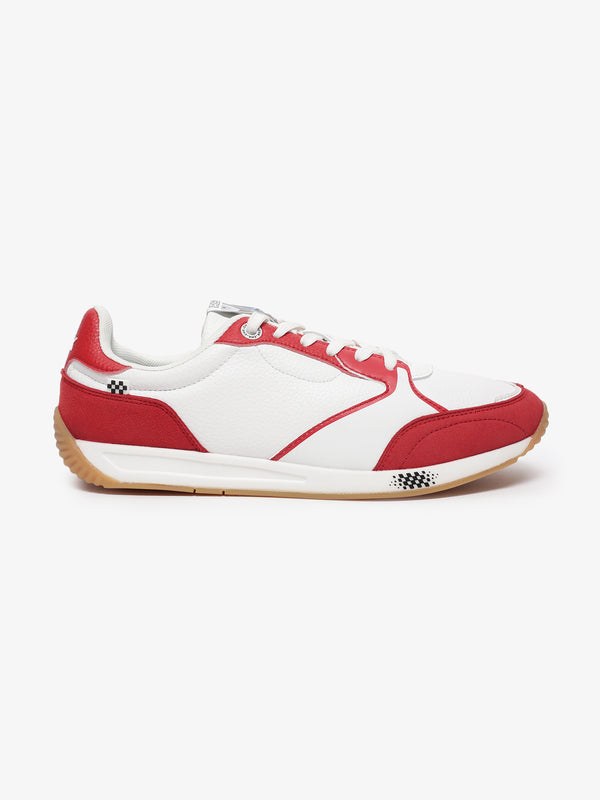 Retro White Red