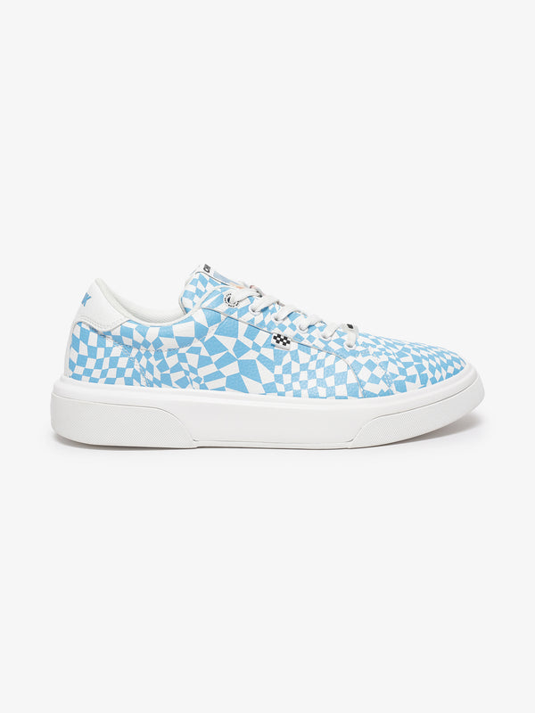 City Hopper Checkered Blue Low