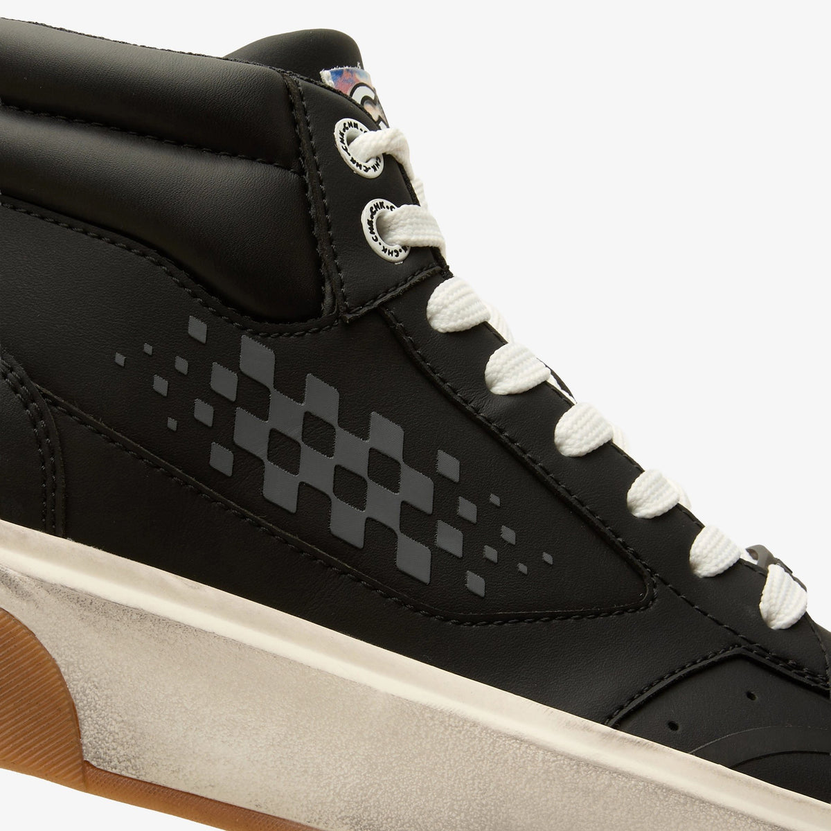 CITY HOPPER BLACK CHECKERED PRINT MID
